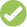 green circle with a white checkmark